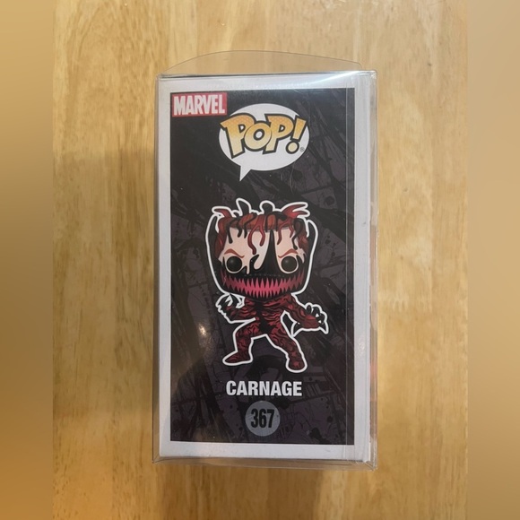 Funko Pop Venom Carnage Vinyl Figure #367,Brand New,NWT,Protective Covering - Picture 4 of 4